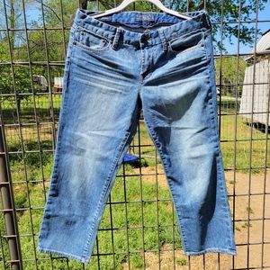 Lucky Brand Sweet Jean Crop Capris Sz 8